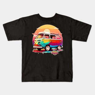 Fiat Multipla Very Little Muscle Car Kids T-Shirt